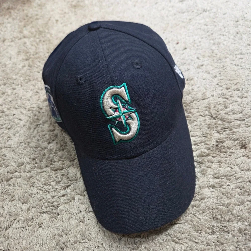New Era Seattle Mariners Ken Griffey Jr Retirement Hat Mens OSFM Navy‎ Blue